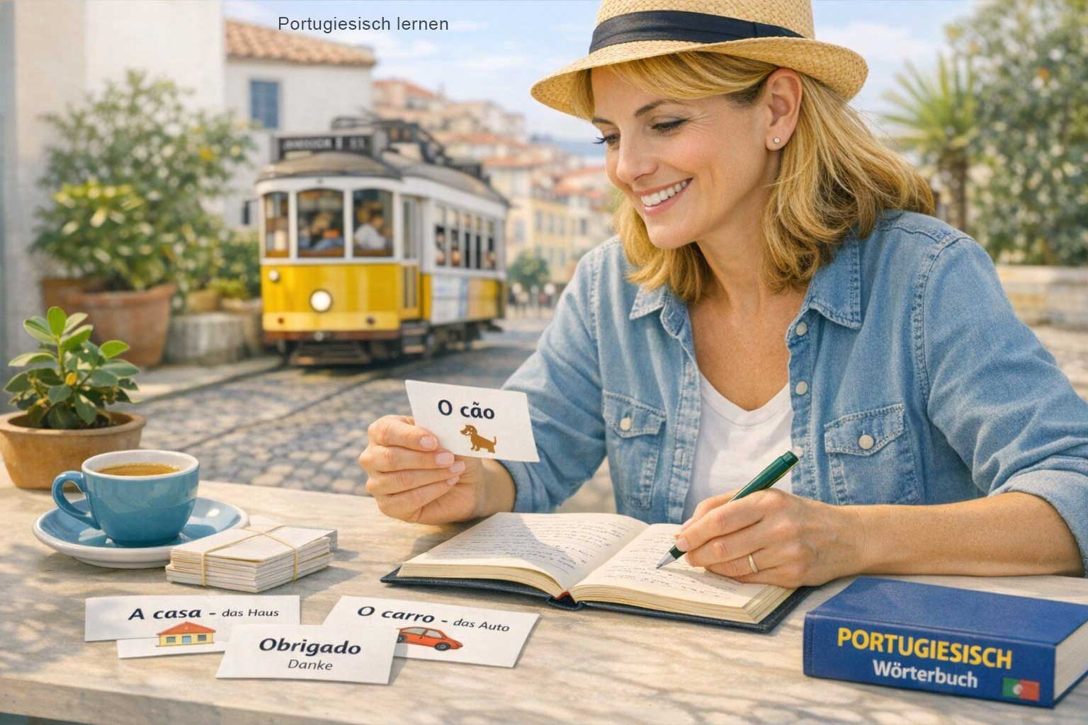 Portugiesisch Alltagswoerter – Vokabelkarten mit Alltagsbildern