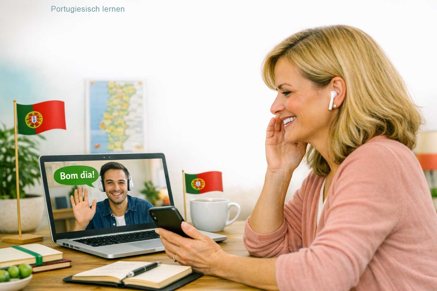 Nasallaute Portugiesisch erklärt – Phonetik-Schaubild mit portugiesischen Lauten